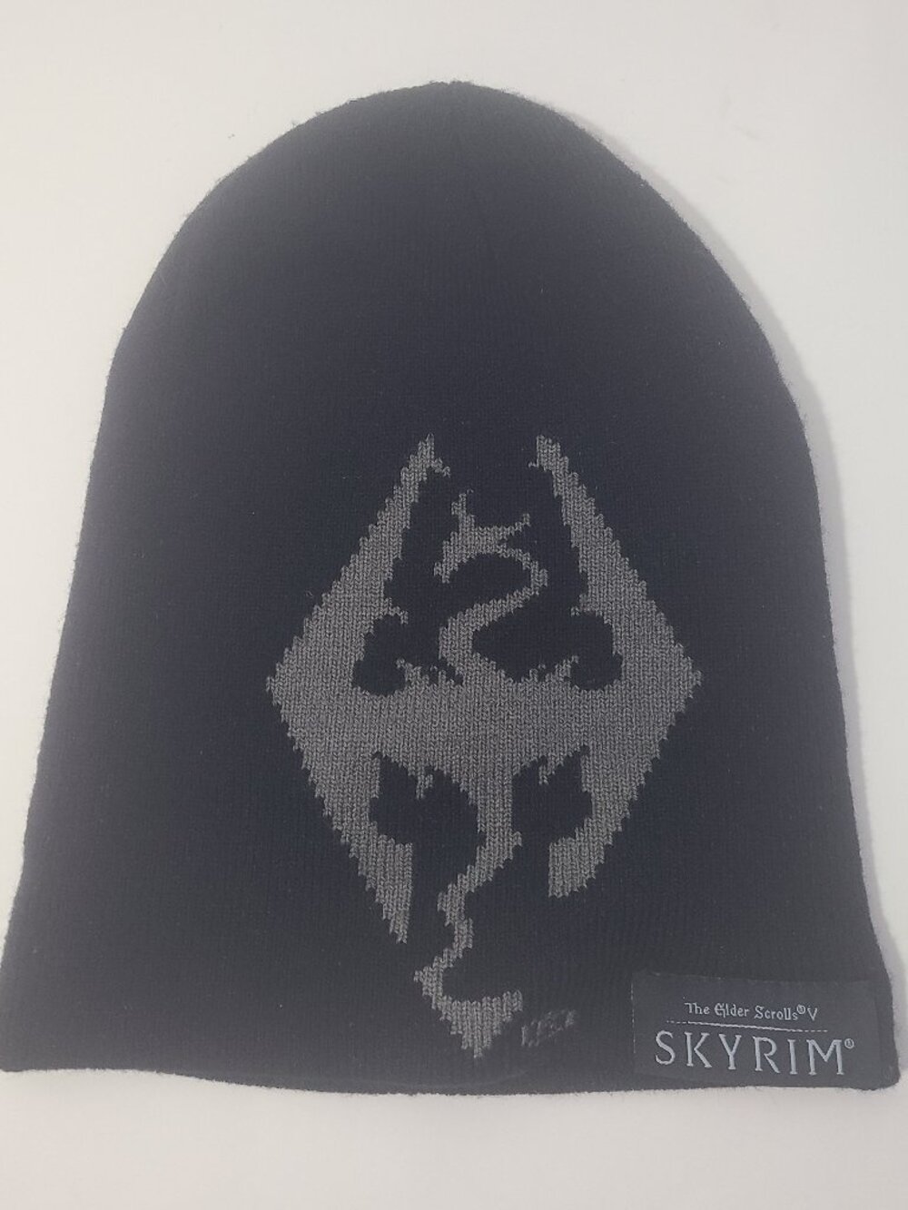 The Elder Scrolls V Skyrim Bethesda Officially Licensed Black Adult Beanie